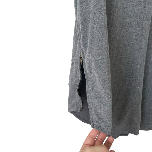 Homme + Femme Los Angeles Men’s T-Shirt Round Hem Bottom Gray Black Size XXL - Picture 3 of 8